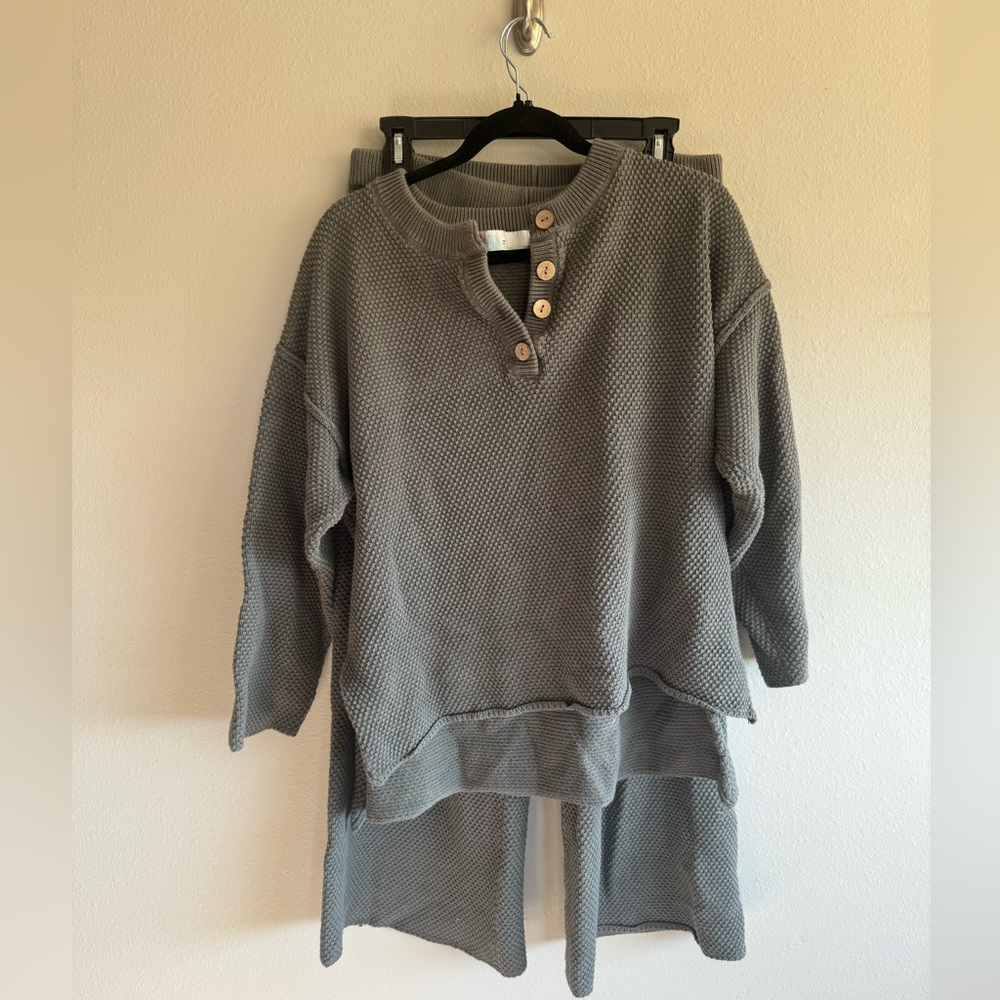 Hailee Free People Sweater Set - Gray